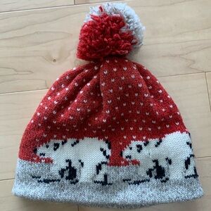 Knit Hat Outerwear Polar Bear Design